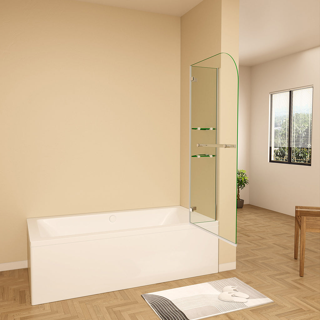Badewannenaufsatz H2S HB 120 H140 cm für badezimmer