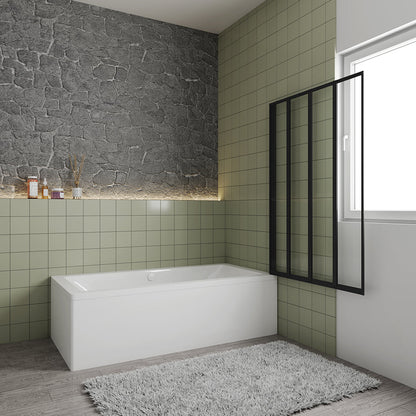 Badewannenaufsatz badewannen Duschwänd dusche 90 H140 cm für badezimmer