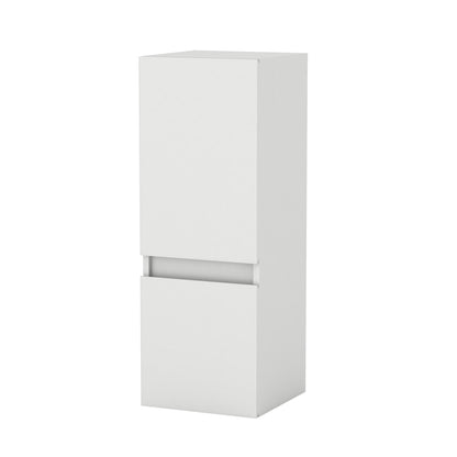 Midischrank 83 cm hoch Hängeschrank Softclose Weiß-B