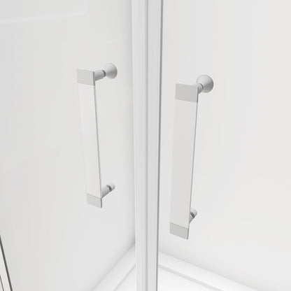 Doppelpendeltüren 900xH.1850 Duschtasse 1200x900 mm Ablaufgarnitur