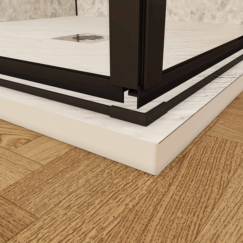 Drehtür Eckeinstieg 100x80 H195 cm dusche badezimmer ideen