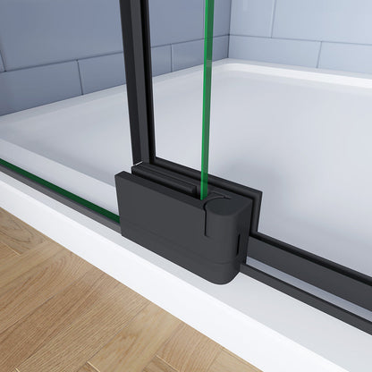 Drehtür Eckeinstieg 100x90 H195 cm Duschwanne dusche für badezimmer