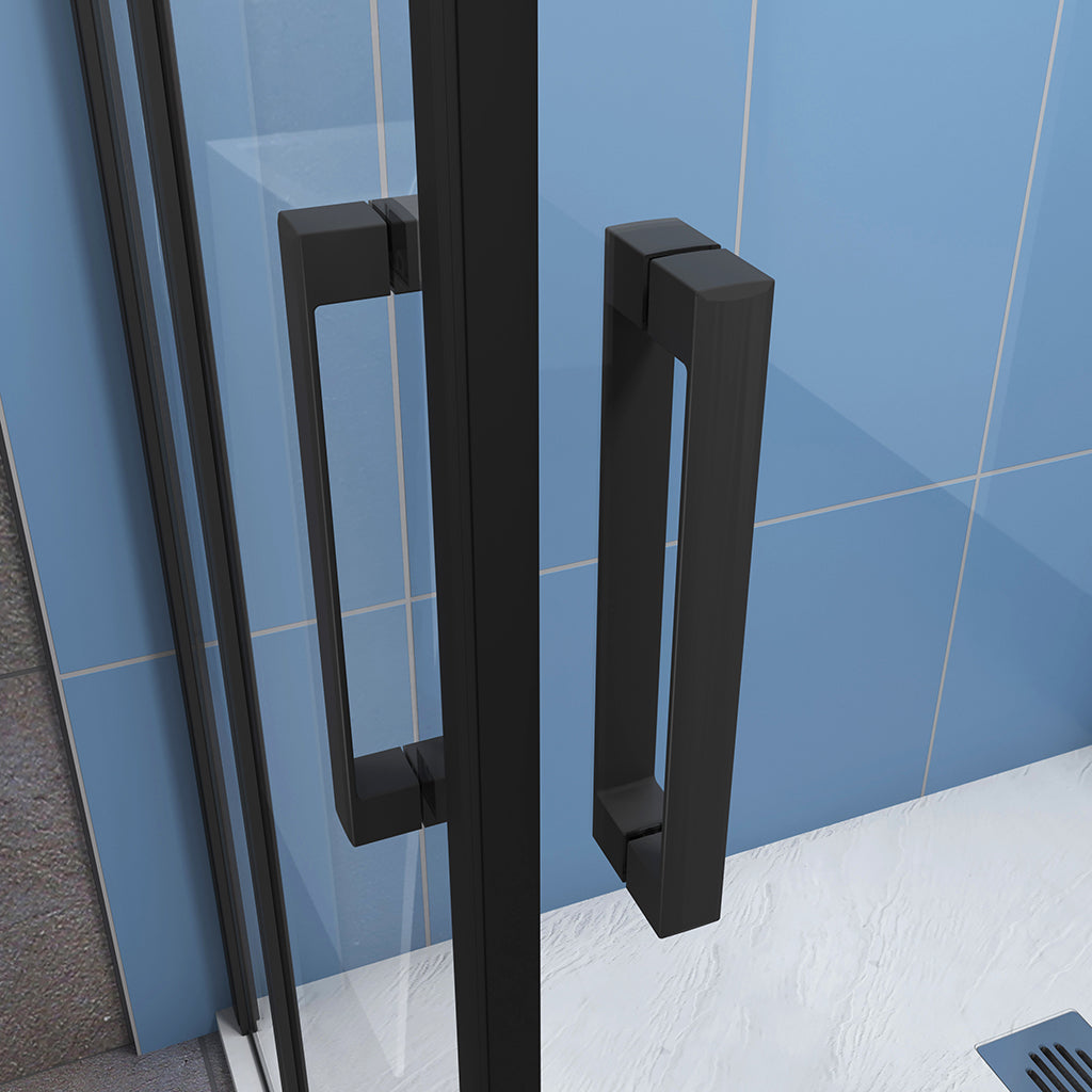 Drehtür Eckeinstieg 140x90 H185 cm Duschwanne Duschablauf für badezimmer