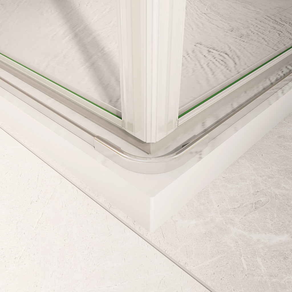 Drehtür Eckeinstieg 760x760xH.1950mm für badezimmer