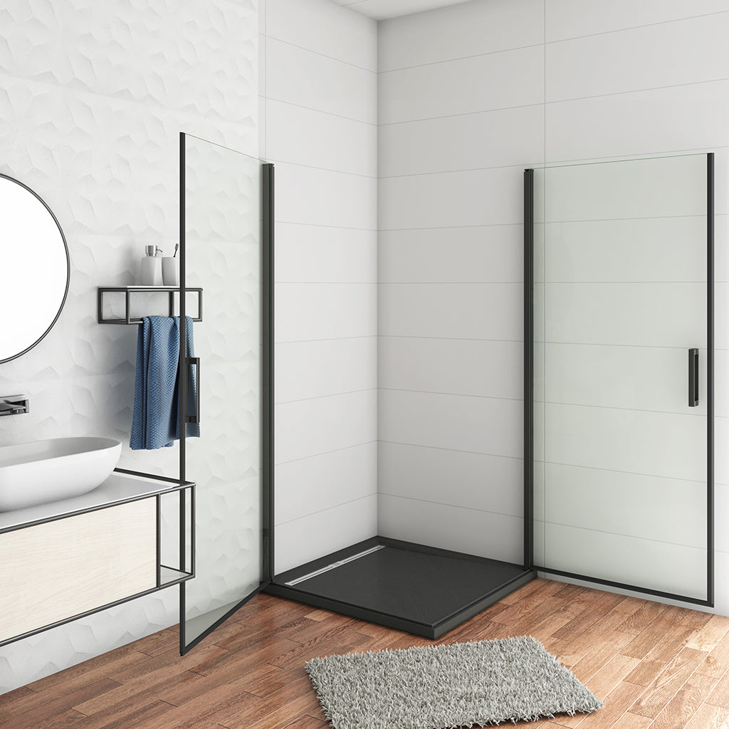 Drehtür Eckeinstieg 900x800xH.2000mm badezimmer ideen
