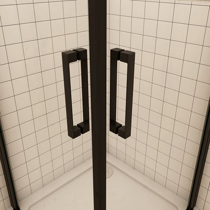Drehtür Eckeinstieg 90x80 H200 cm Duschwanne für badezimmer