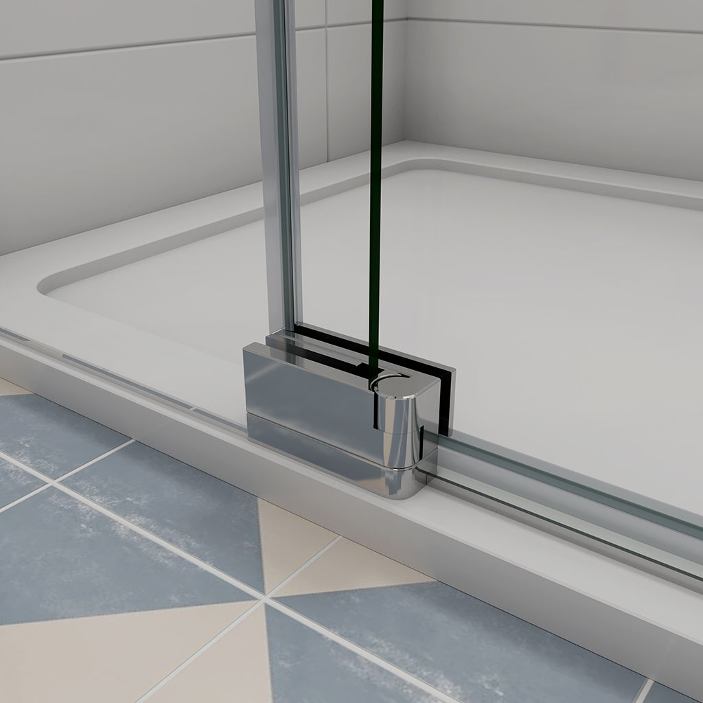 Drehtür Nische 100 H195 Duschwanne 100x90 cm Duschablauf für badezimmer