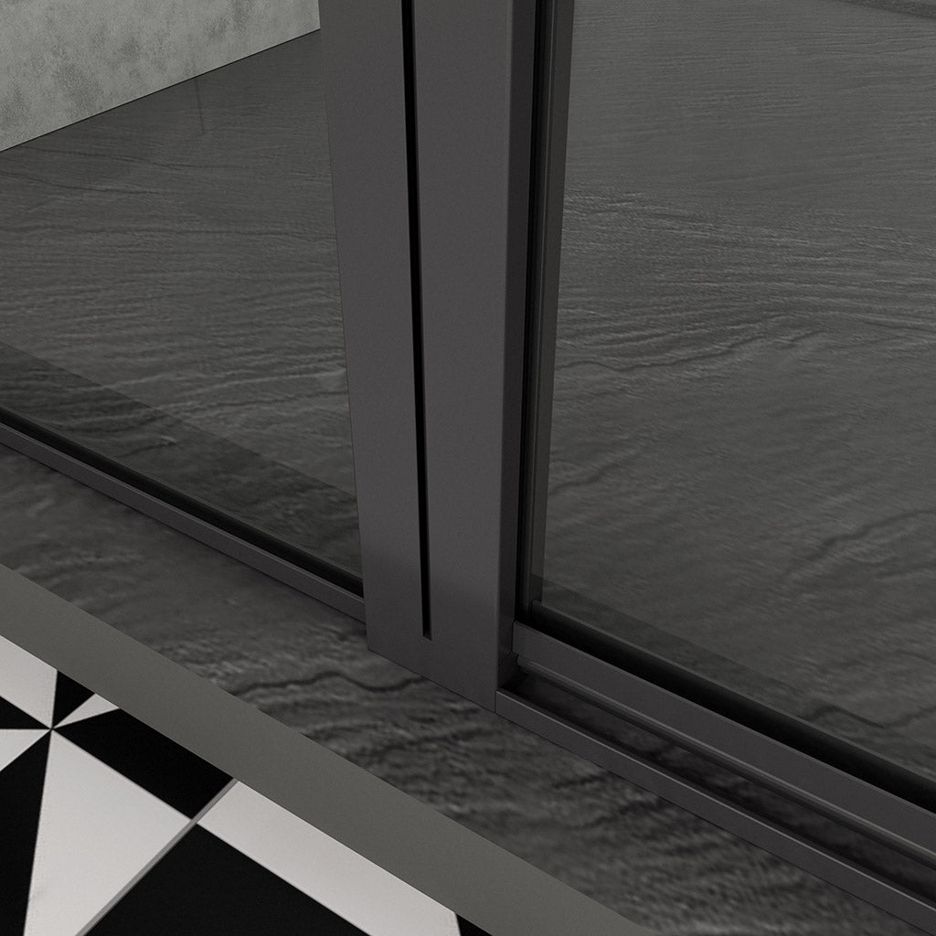 Drehtür Nische 120 H185 cm badezimmer ideen