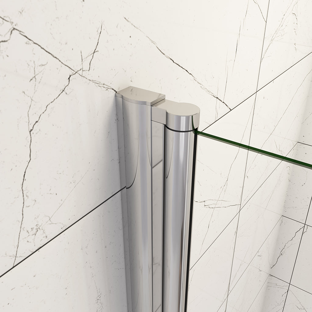 Drehtür Nische 90 H197 Duschwanne 100x90 cm badezimmer ideen