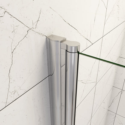 Drehtür Nische 90 H197 Duschwanne 100x90 cm badezimmer ideen
