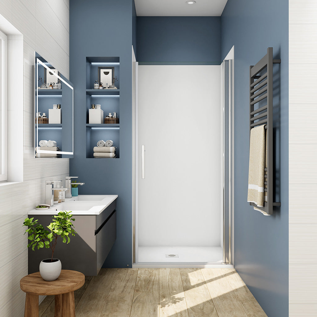 Drehtür Nischentür 100 H197 cm badezimmer ideen