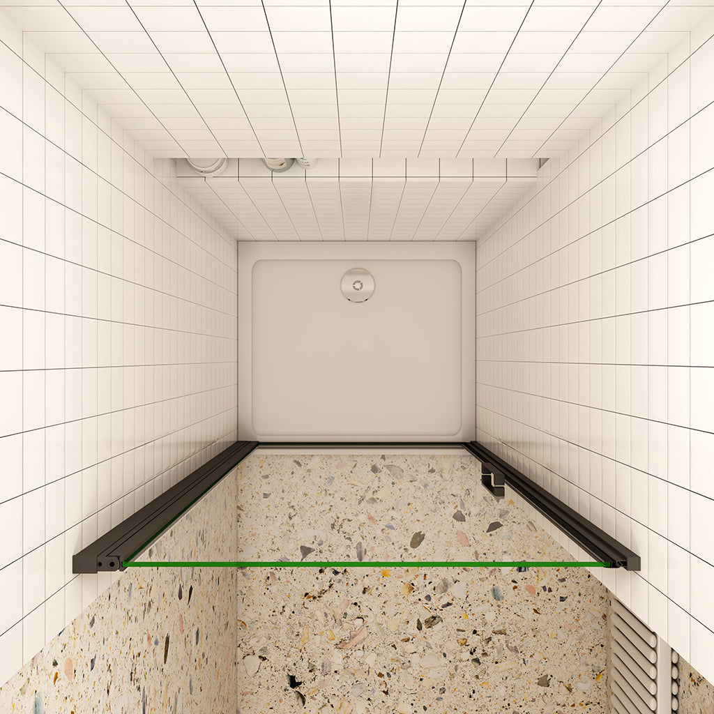 Drehtür Nischentür 1000xH.2000 Duschtasse 1000x800 mm badezimmer ideen