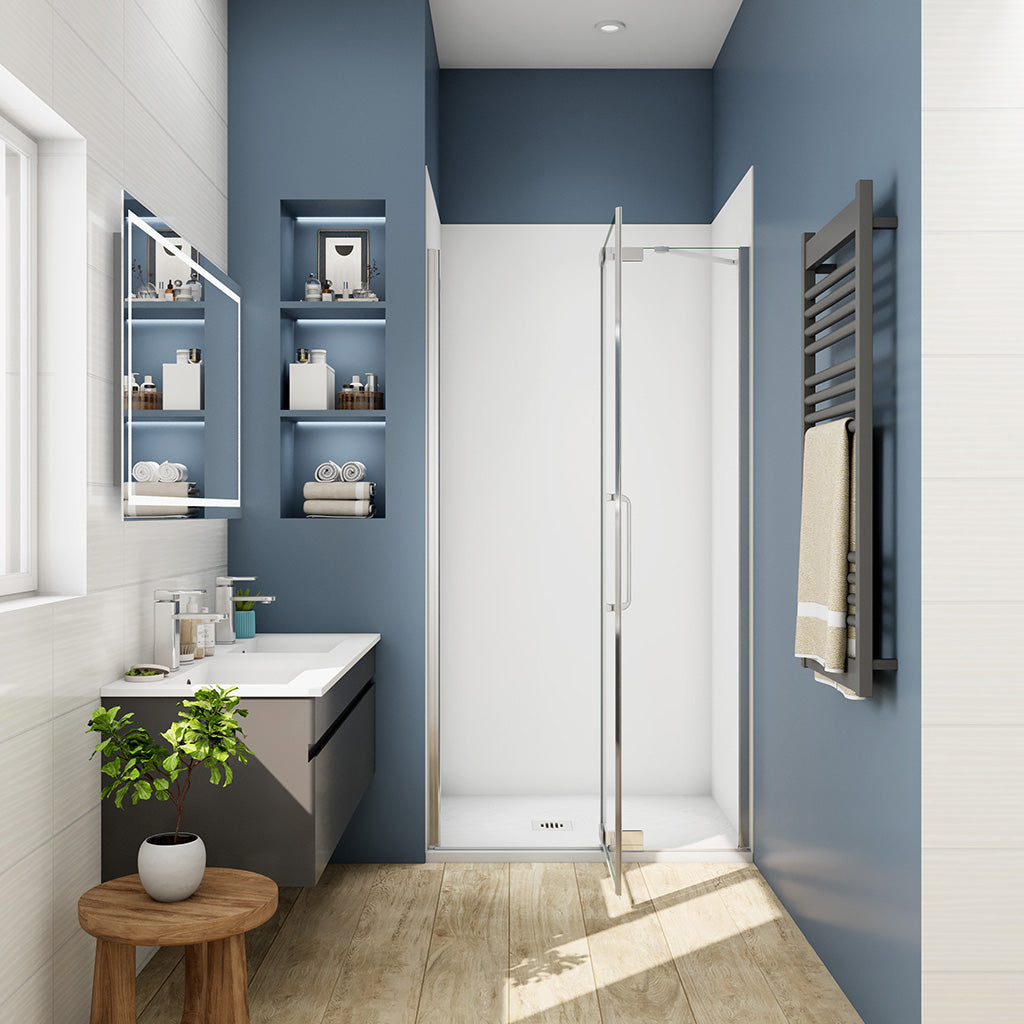 Drehtür Nischentür dusche 80 H195 cm für badezimmer