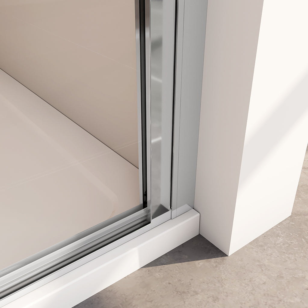 Drehtür Runddusche Eckeinstieg Duschkabine 90x90 H195 cm Duschwanne für badezimmer