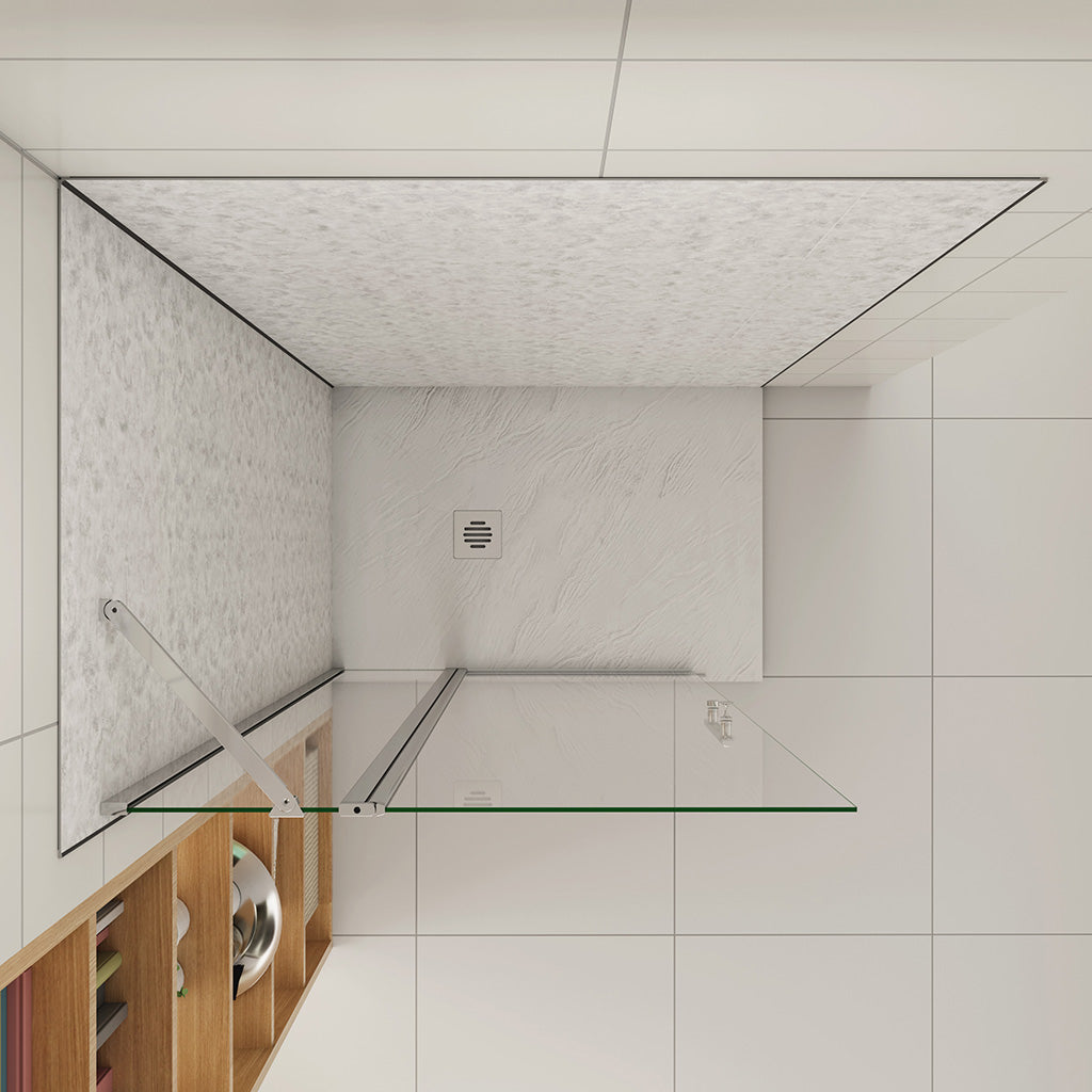 Drehtür Walk in 76 H195 cm für badezimmer