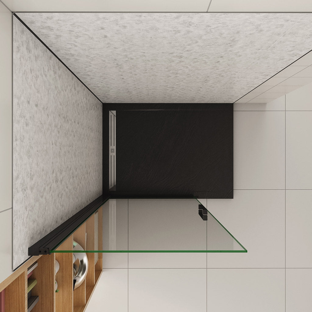 Drehtür Walk in 96 H200 cm badezimmer ideen