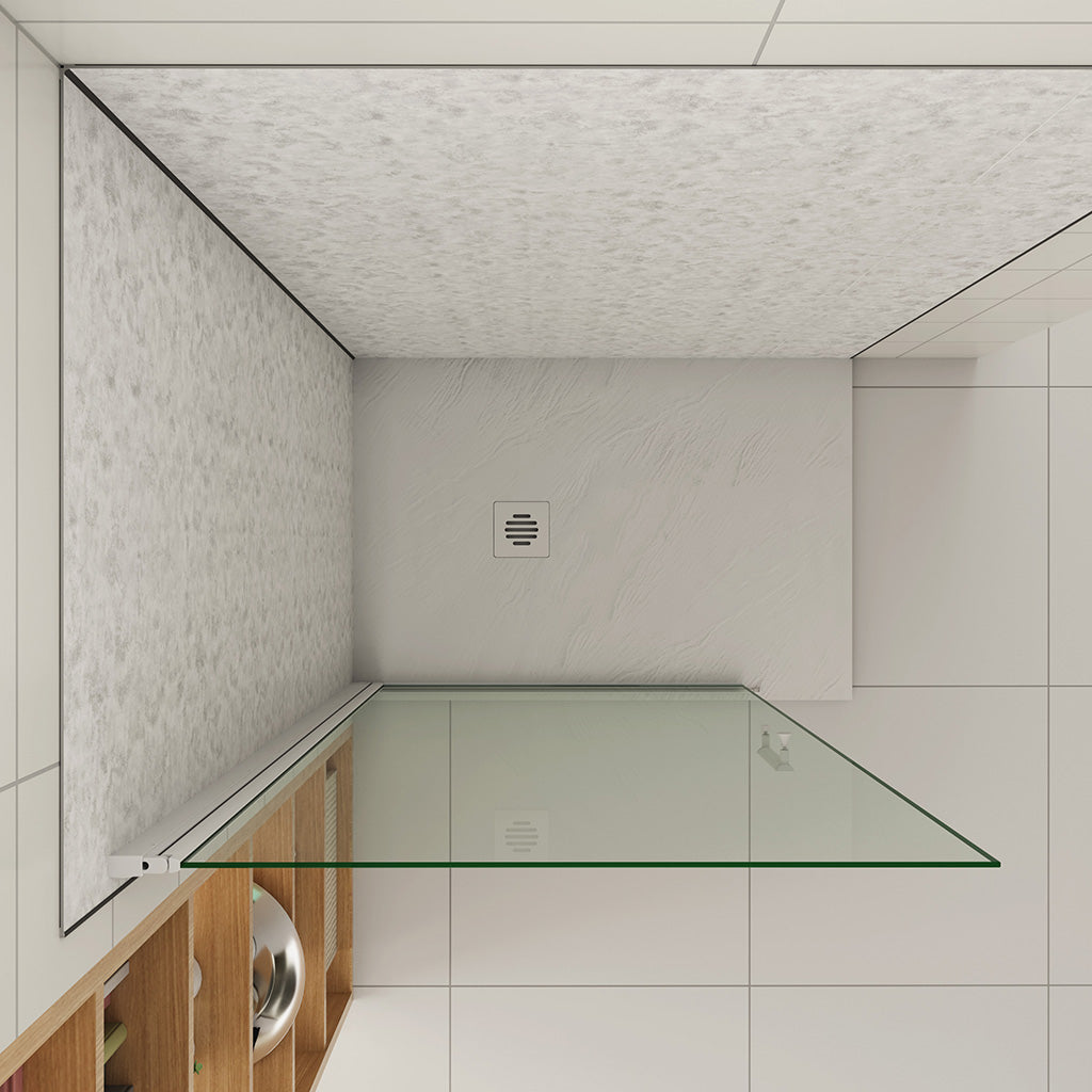 Drehtür Walk in dusche 72 H185 cm