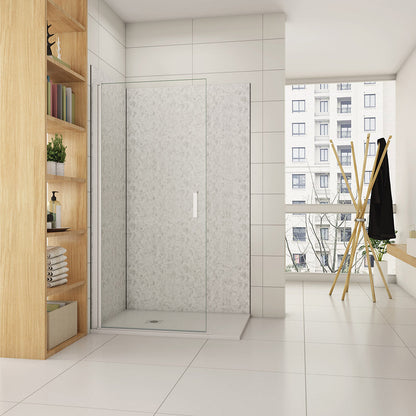 Drehtür Walk in dusche 96 H185 cm für badezimmer