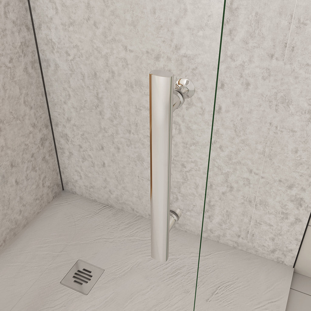 Drehtür begehbare dusche 76 H195 cm badezimmer ideen