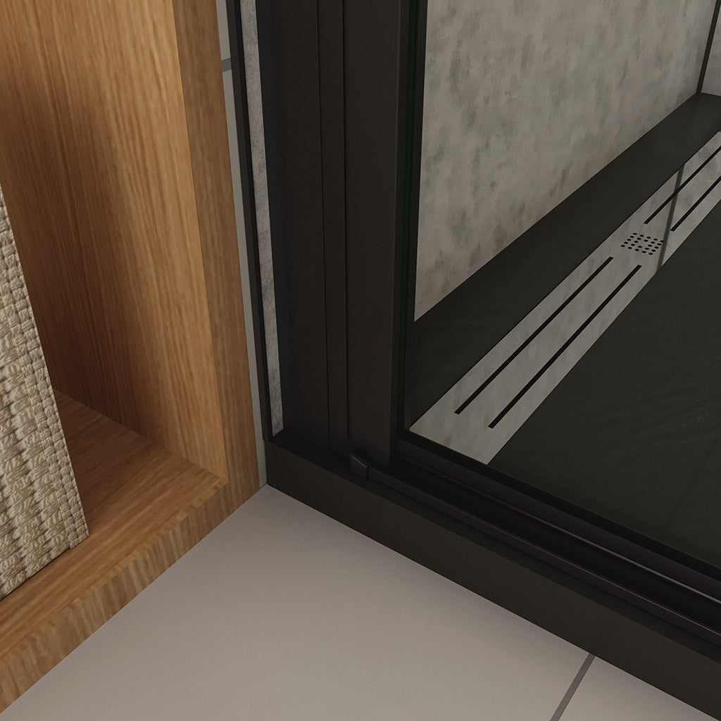 Drehtür begehbare dusche 76 H200 cm für badezimmer