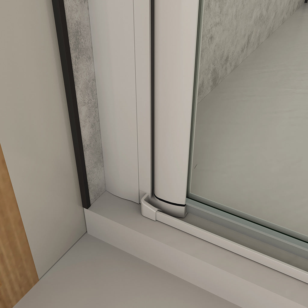 Drehtür begehbare dusche dusche 76 H185 cm für badezimmer