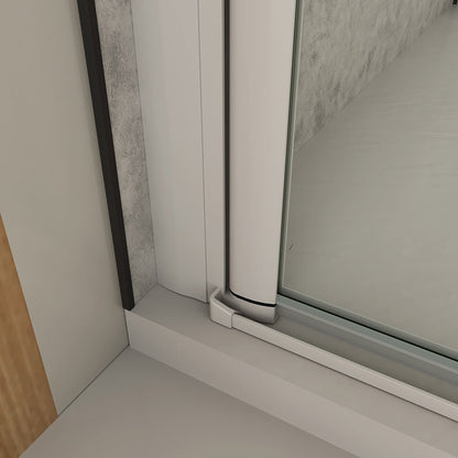 Drehtür begehbare dusche dusche 76 H185 cm für badezimmer