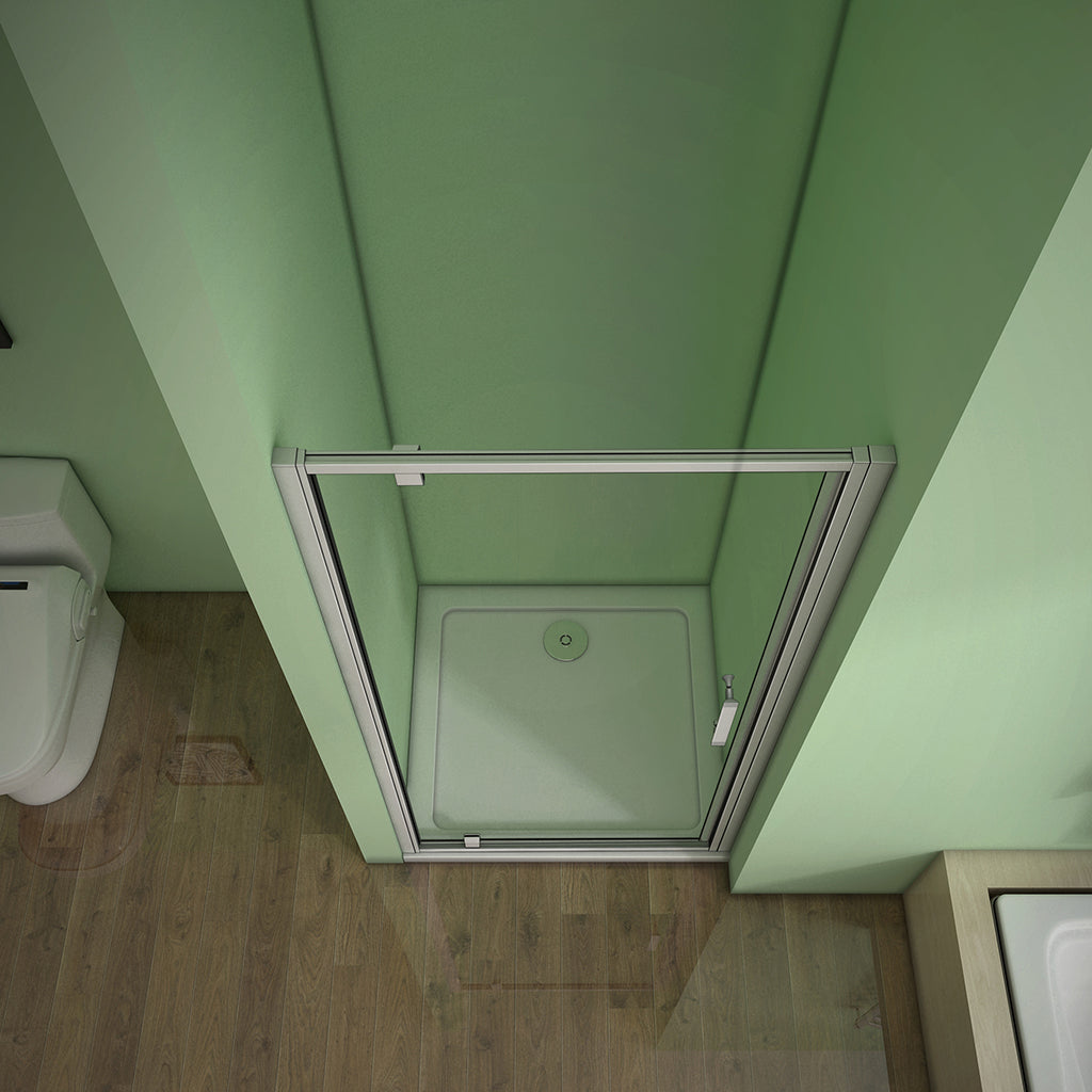 Drehtür grauweiss Nischentür 1000xH.1850 Duschtasse 1000x900 mm badezimmer ideen