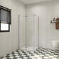 Duschabtrennung 1000x800 H.1950 mm Falttür mit Seitenwand badezimmer ideen