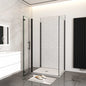 Duschabtrennung 1000x800 H.1950 mm U Form Dusche Falttür für badezimmer