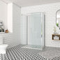 Duschabtrennung 1100x800 H.1950 mm Schiebetür U Form badezimmer ideen