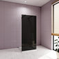 Duschabtrennung 1177 H.2000 mm Walk in Duschwand Schwarz Schutzfolie mit 2xStabilisationsstange 900mm badezimmer ideen