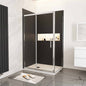 Duschabtrennung 1200x900 H.1900 mm Schiebetür mit Seitenwand Wandverkleidung badezimmer ideen