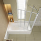 Duschabtrennung 120x70 H 140 cm Badewannenseitenwand mit Seitenwand badezimmer ideen