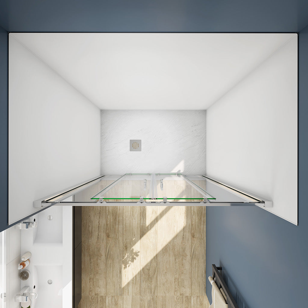 Duschabtrennung 1400 H.1900 mm Schiebetür