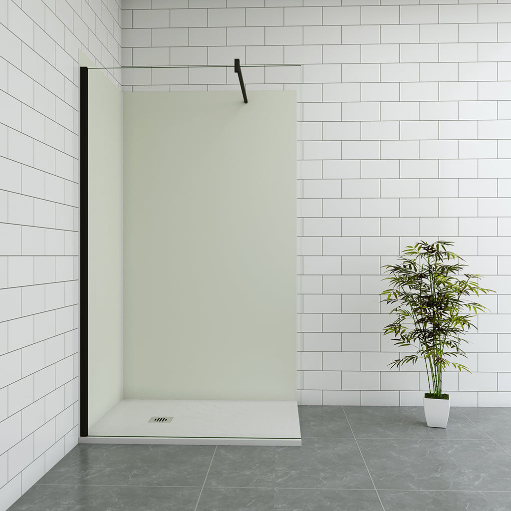 Duschabtrennung 300 H.2000 mm 10mm Walk in Duschwänd mit Stabilisationsstange 900mm Wandverkleidung badezimmer ideen