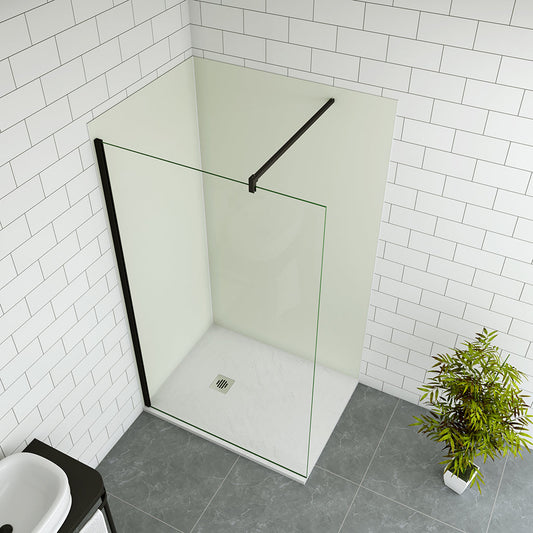 Duschabtrennung 300 H.2000 mm Walk in Duschwänd mit Stabilisationsstange 900mm Wandverkleidung für badezimmer