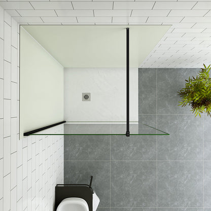 Duschabtrennung 400 H.2000 mm Walk in Duschwänd mit Stabilisationsstange 900mm Wandverkleidung für badezimmer
