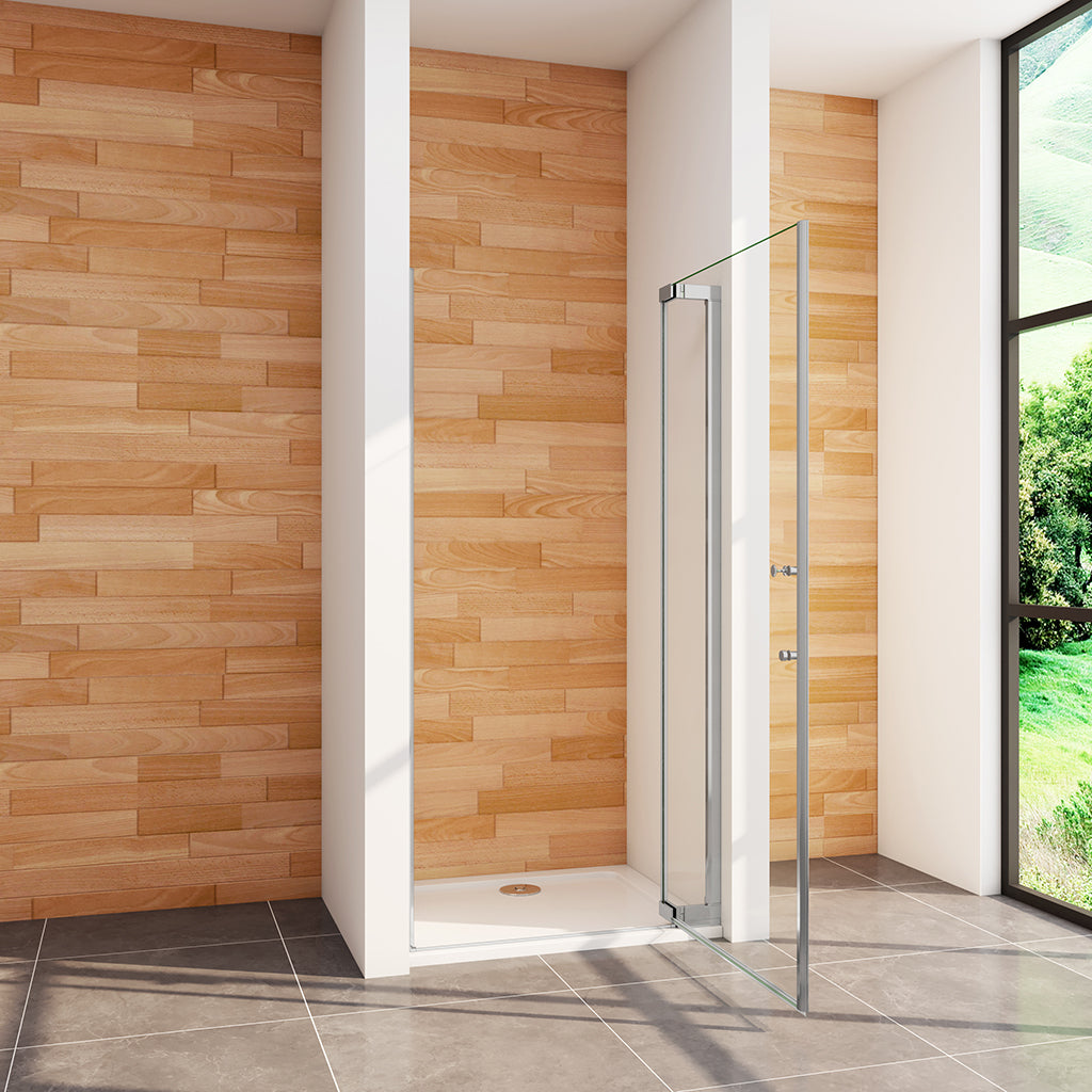 Duschabtrennung 80 H.185 cm Drehtür Nischentür Duschtasse 110x80cm badezimmer ideen