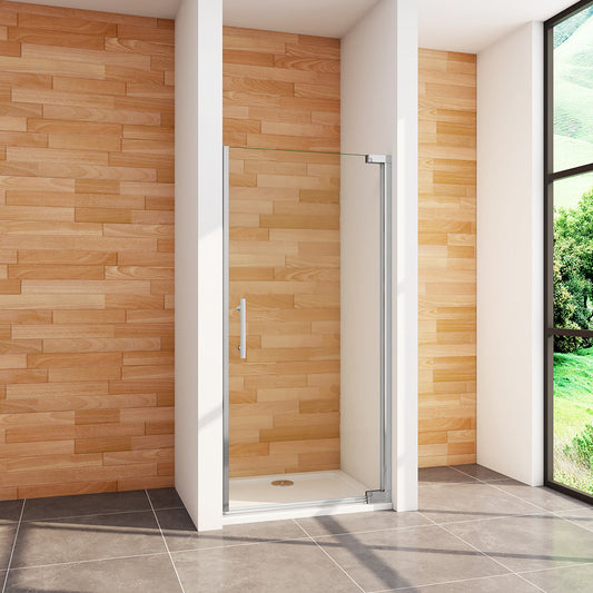 Duschabtrennung 900 H.1850 mm Drehtür Nischentür Duschtasse 900x700mm für badezimmer