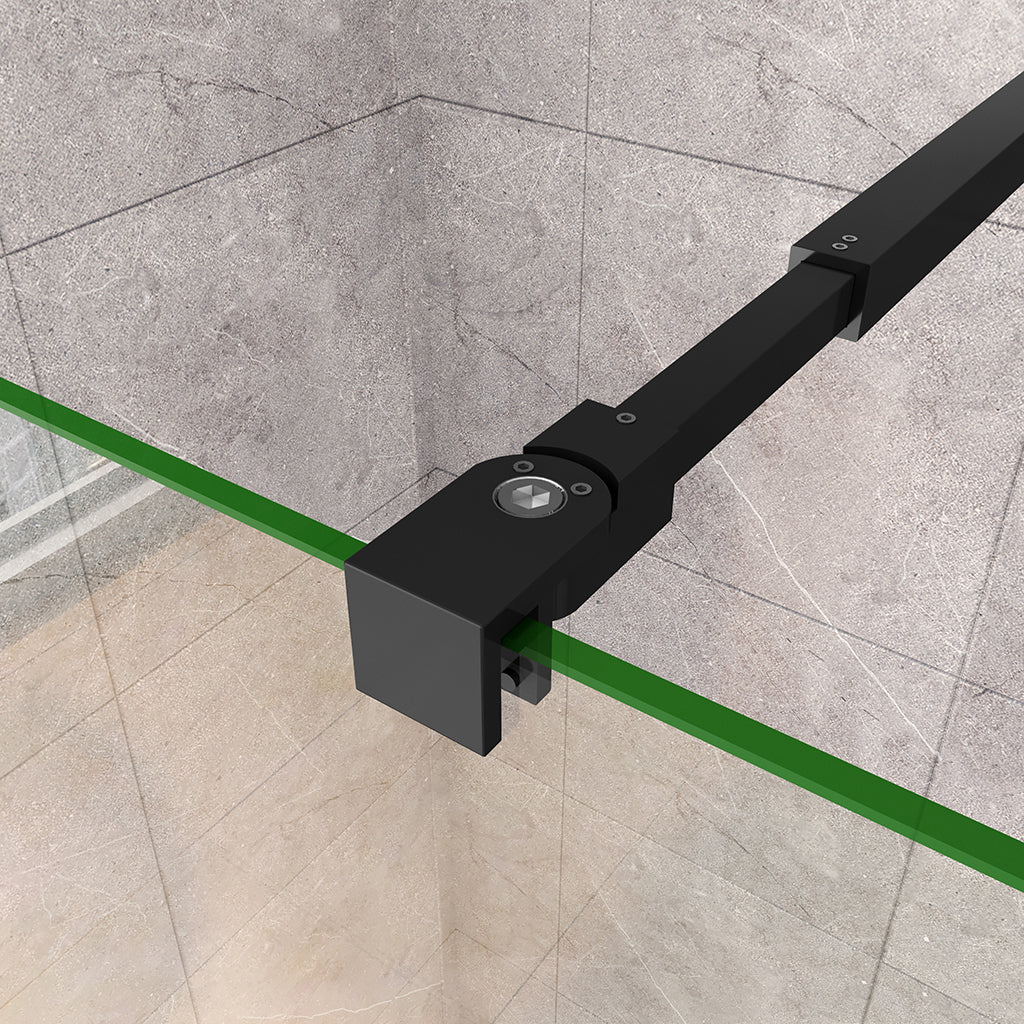 Duschabtrennung Walk in Duschwand 800 mit Stabilisationsstange 730 1200 mm badezimmer ideen