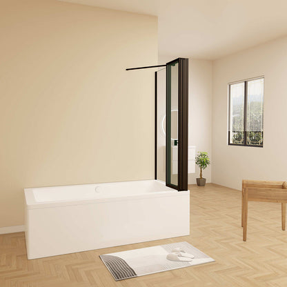Duschkabine 100x70 H 140 cm Badewannenseitenwand mit Seitenwand badezimmer ideen
