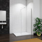Duschkabine 120 H.200 cm 10cm Walk in Duschwand mit Stabilisationsstange 70-120cm badezimmer ideen