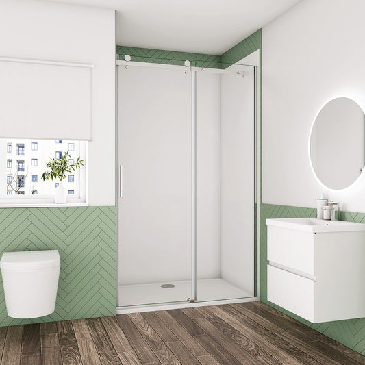 Duschkabine 1200 H.1950 mm Schiebetür Duschtasse 1200x900mm badezimmer ideen