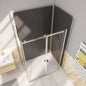 Duschkabine 1250x900 H.1950 mm Schiebetür mit Seitenwand Wandverkleidung für badezimmer