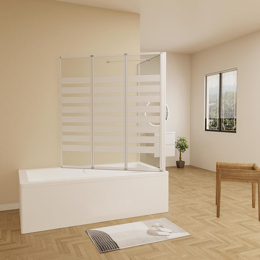 Duschkabine 1300x750 H 1400 mm Badewannenseitenwand mit Seitenwand für badezimmer