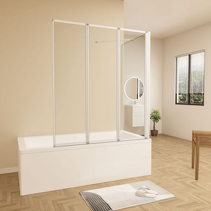 Duschkabine 140 Höhe Duschabtrennung Badewannenaufsatz Duschwänd 120 Seitenwand 70 cm für badezimmer