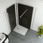 Duschkabine 1600 H.2000 mm Walk in Duschwand mit Stabilisationsstange 900mm Wandverkleidung badezimmer ideen