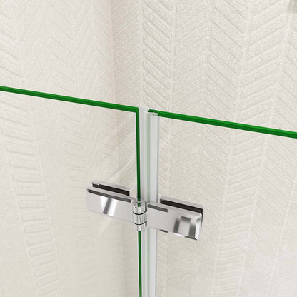 Duschkabine 1850 Höhe Drehtür 800 mit Seitenwand 760 mm Duschtasse