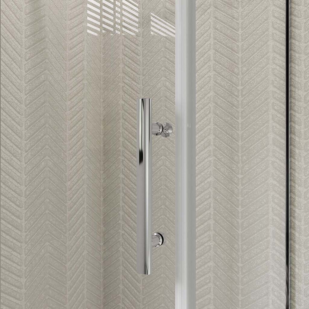 Duschkabine 195 Höhe Drehtür 90 Seitenwand 90 cm für badezimmer