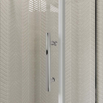 Duschkabine 195 Höhe Drehtür 90 Seitenwand 90 cm für badezimmer